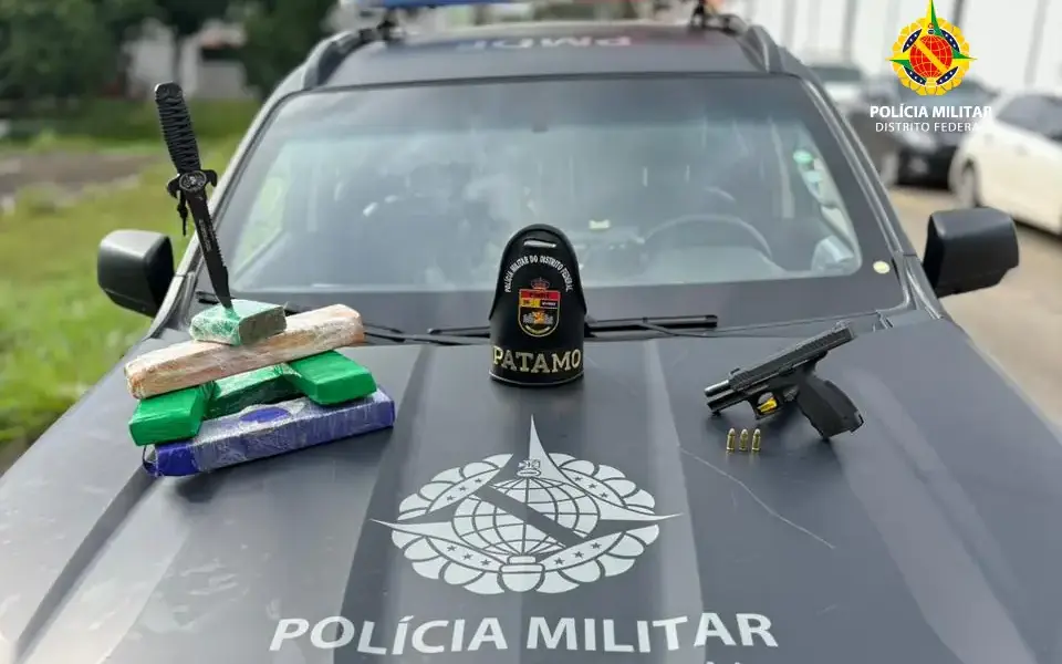 Confronto com a Polícia Militar no Riacho Fundo I Termina com Apreensão de Drogas
