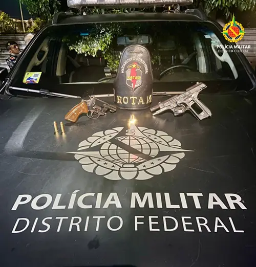 PMDF Prende Homem com Duas Armas de Fogo no Paranoá
