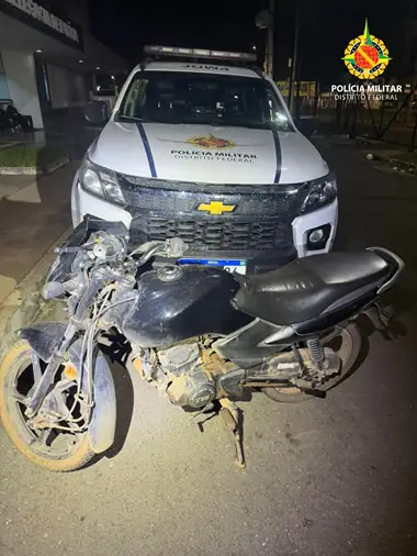 PMDF Recupera Motocicleta Furtada em Ceilândia