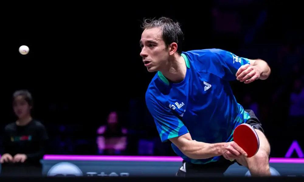 Hugo Calderano é eliminado por adversário olímpico em torneio na China