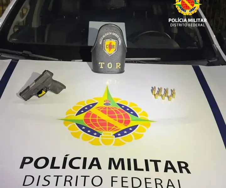PMDF apreende duas pistolas em ações consecutivas em Planaltina
