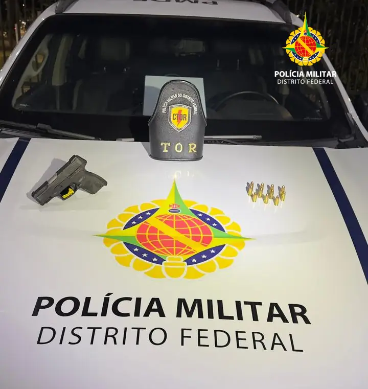PMDF apreende duas pistolas em ações consecutivas em Planaltina