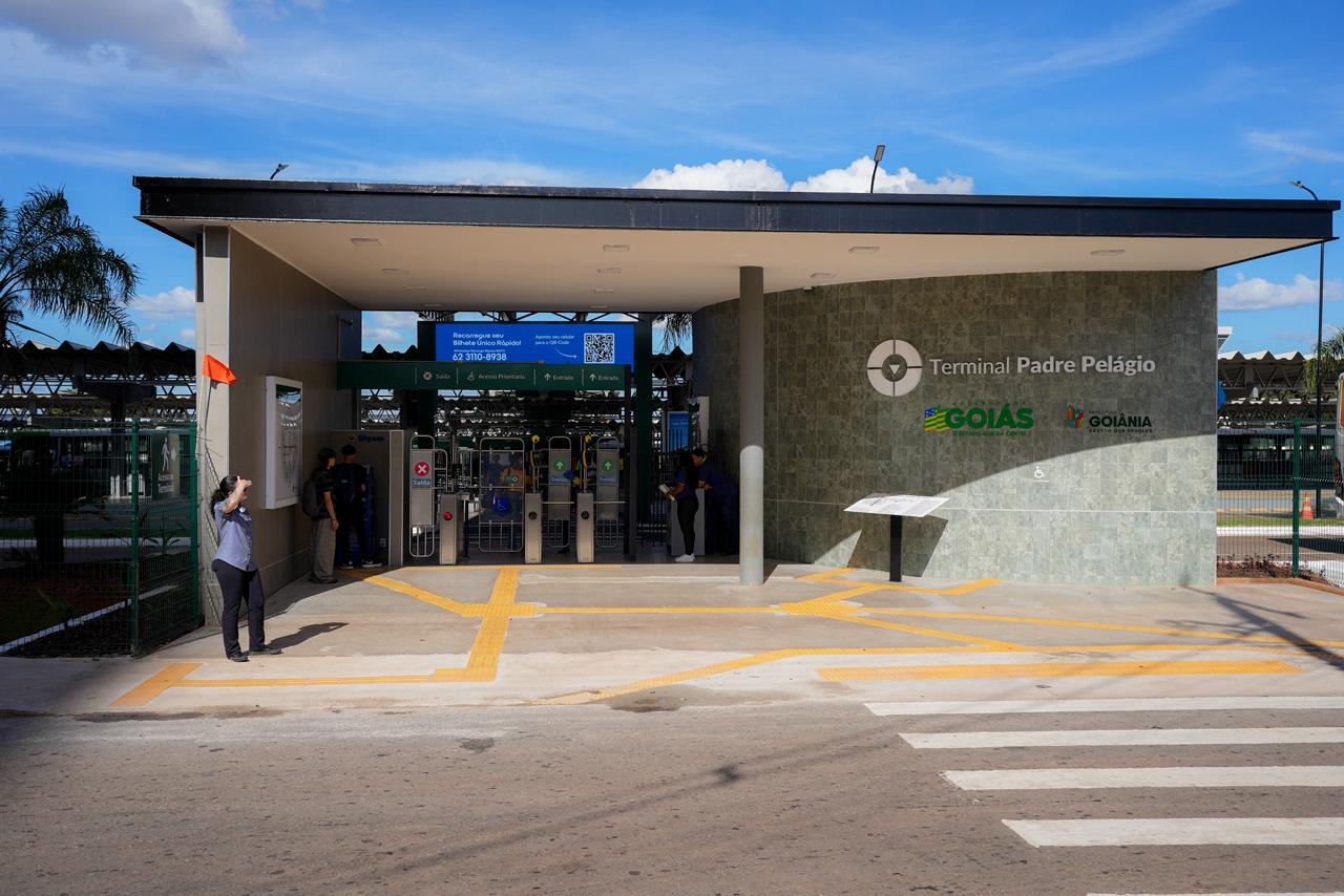 Goiânia inaugura novo Terminal Padre Pelágio e recebe os primeiros ônibus a biometano do Brasil