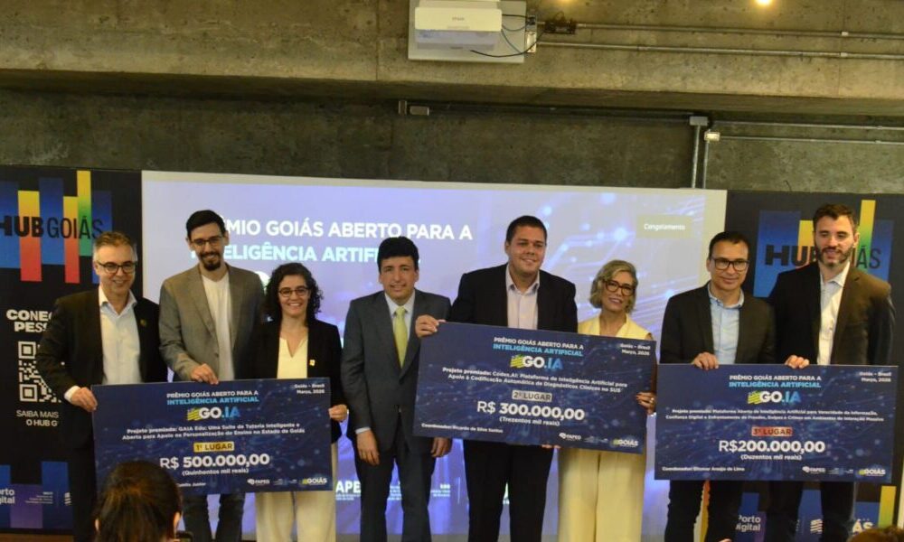 Prêmio GO.IA destaca inovações em inteligência artificial no estado de Goiás