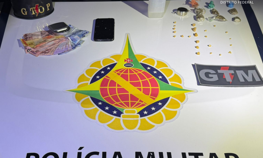 PMDF prende três pessoas por tráfico de drogas no Paranoá
