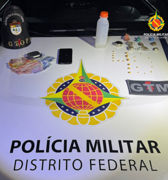 PMDF prende três pessoas por tráfico de drogas no Paranoá