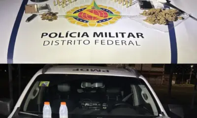 PMDF prende suspeitos de tráfico de drogas e posse irregular de munições no Riacho Fundo