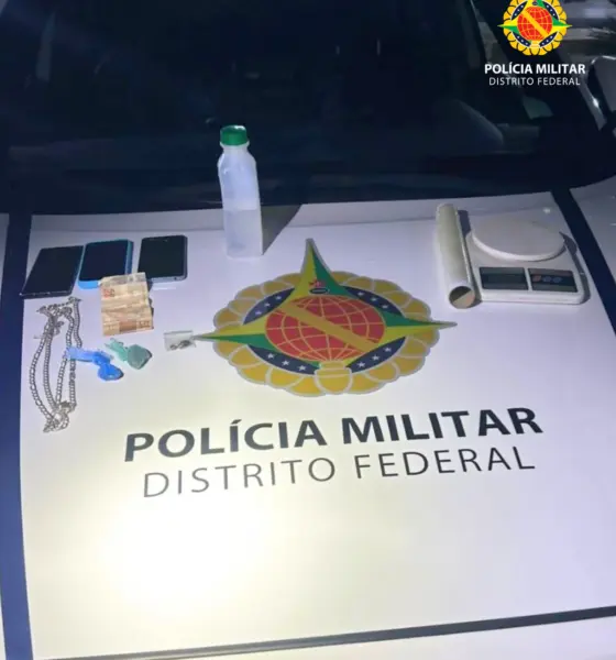 PMDF prende suspeito de tráfico de drogas no Paranoá