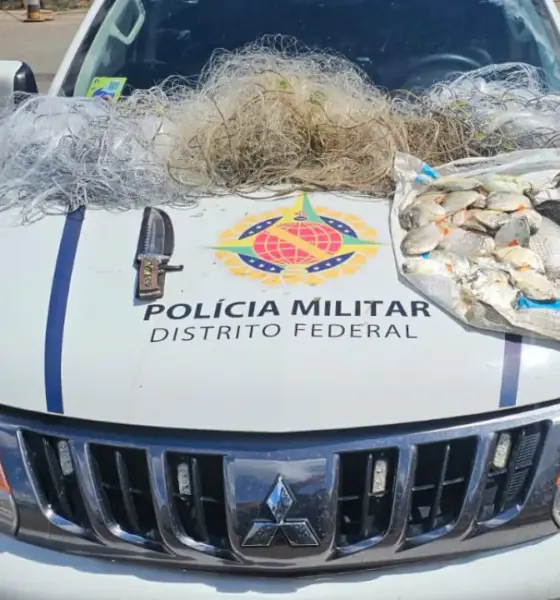 PMDF identifica pesca irregular na Barragem de Queimados