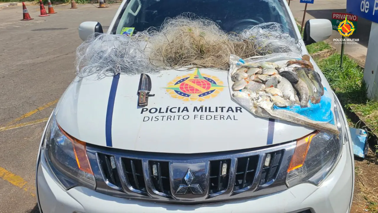 PMDF identifica pesca irregular na Barragem de Queimados