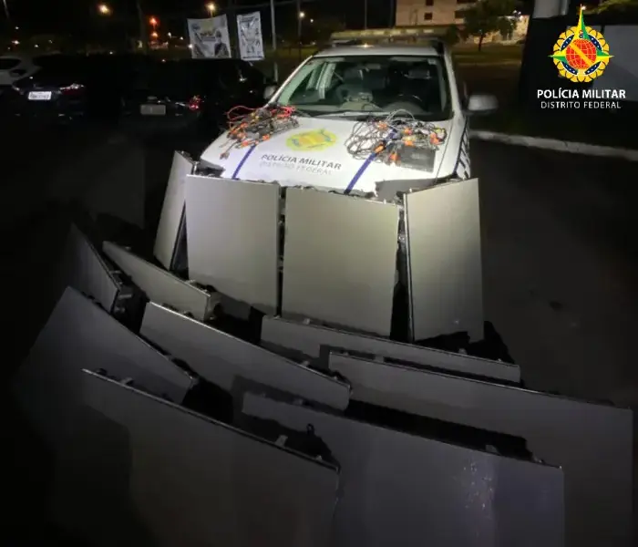 PMDF Recupera Equipamentos Furtados de Portal de Notícias e Detém Dois Suspeitos no Recanto das Emas