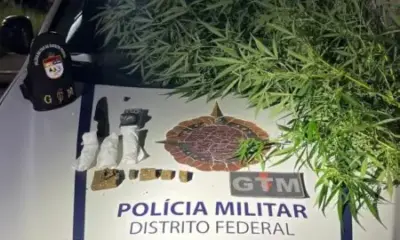 PMDF prende suspeita de tráfico de drogas e apreende entorpecentes no Itapoã