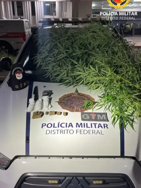 PMDF prende suspeita de tráfico de drogas e apreende entorpecentes no Itapoã