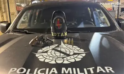 PMDF apreende revólver municiado em comércio de Taguatinga