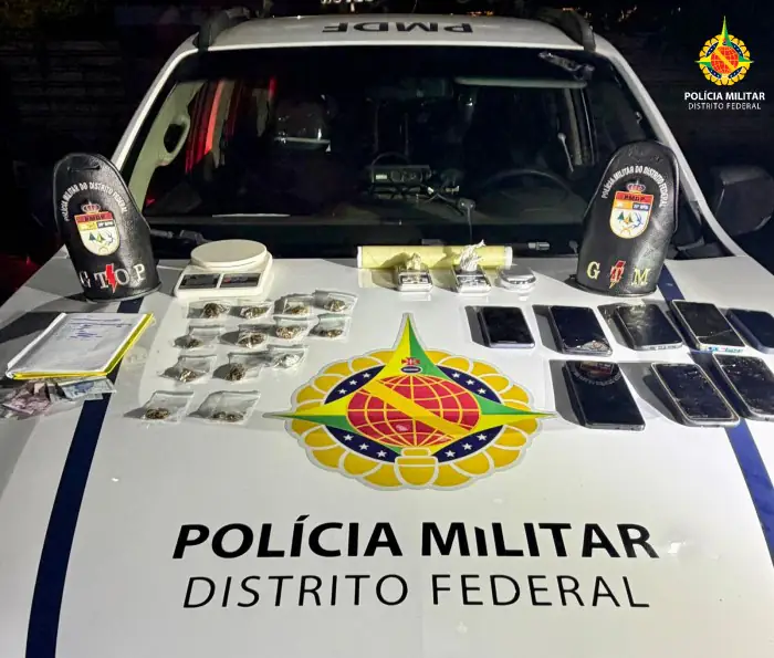 PMDF Prende Três Homens por Tráfico de Drogas e Associação Criminosa no Itapoã