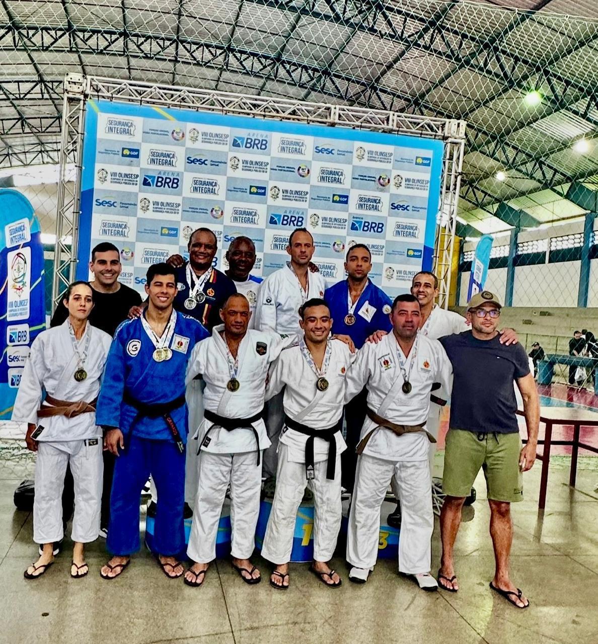 PMDF conquista medalhas no judô das Olimpíadas de Integração