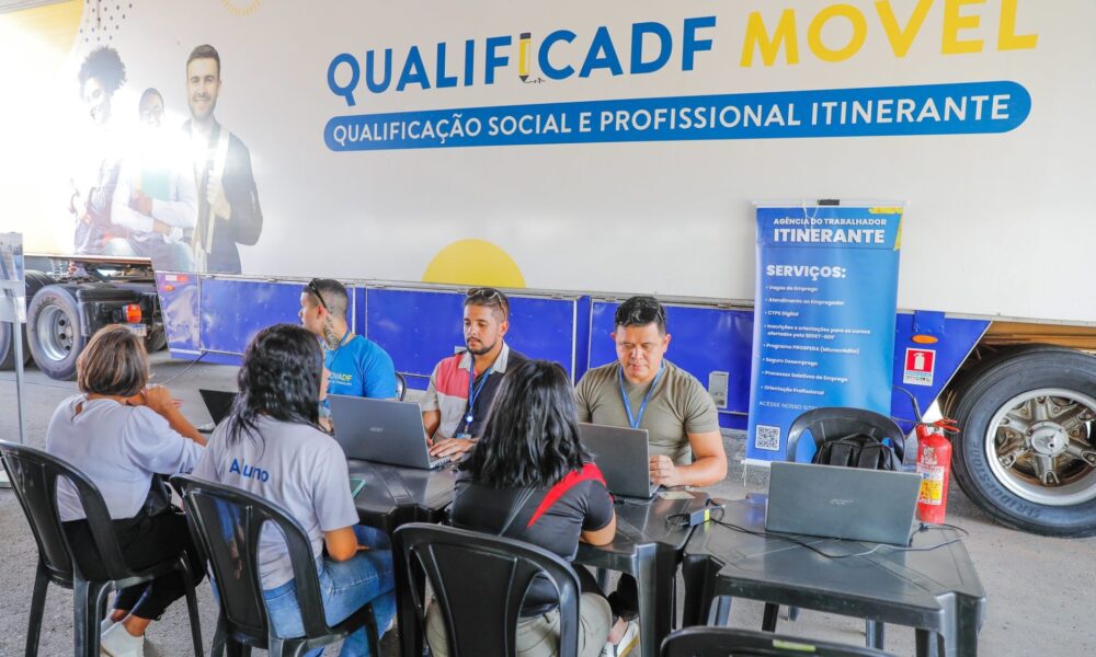 QualificaDF Móvel disponibiliza 1.266 vagas para cursos gratuitos