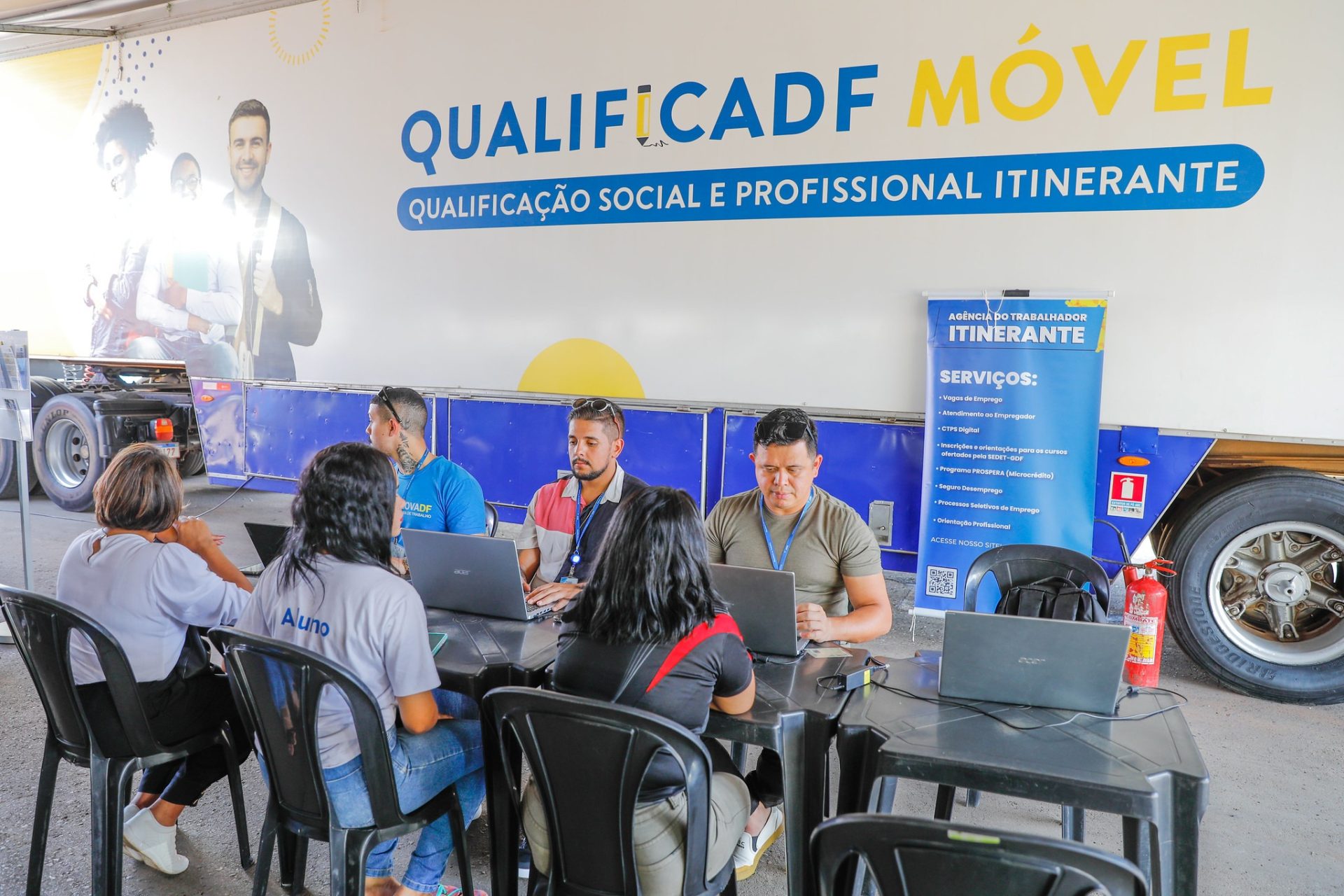 QualificaDF Móvel disponibiliza 1.266 vagas para cursos gratuitos