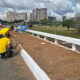 Pintura de viadutos e estruturas viárias no DF promove maior segurança no trânsito