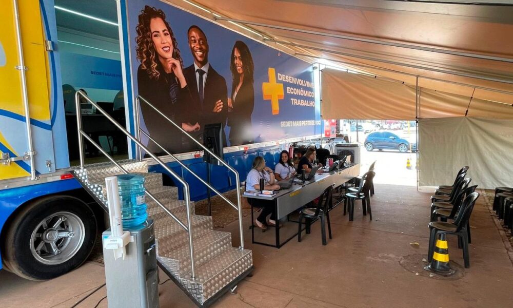 Unidades móveis do programa Sedet Mais Perto de Você são implantadas em Sobradinho II e Recanto das Emas