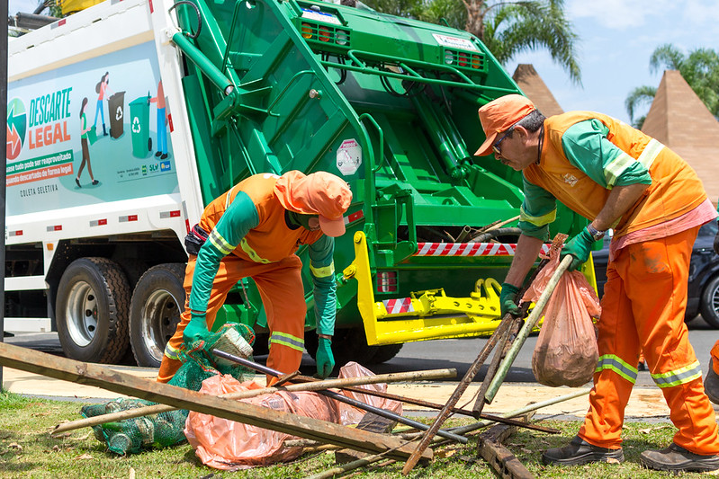 Coleta seletiva e utilização de papa-entulhos aumentam no DF em 2025