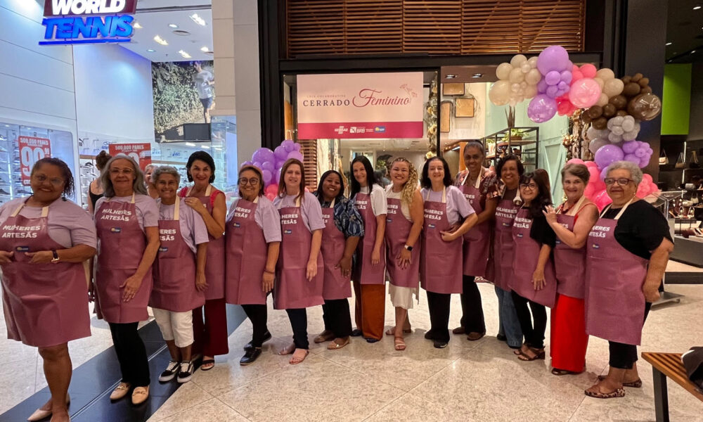 Projeto Cerrado Feminino inaugura loja colaborativa para valorizar o talento feminino em shopping.