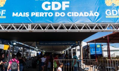 GDF Mais Perto do Cidadão atrai mais de 4 mil pessoas na Estrutural com serviços e atividades de lazer e cidadania.