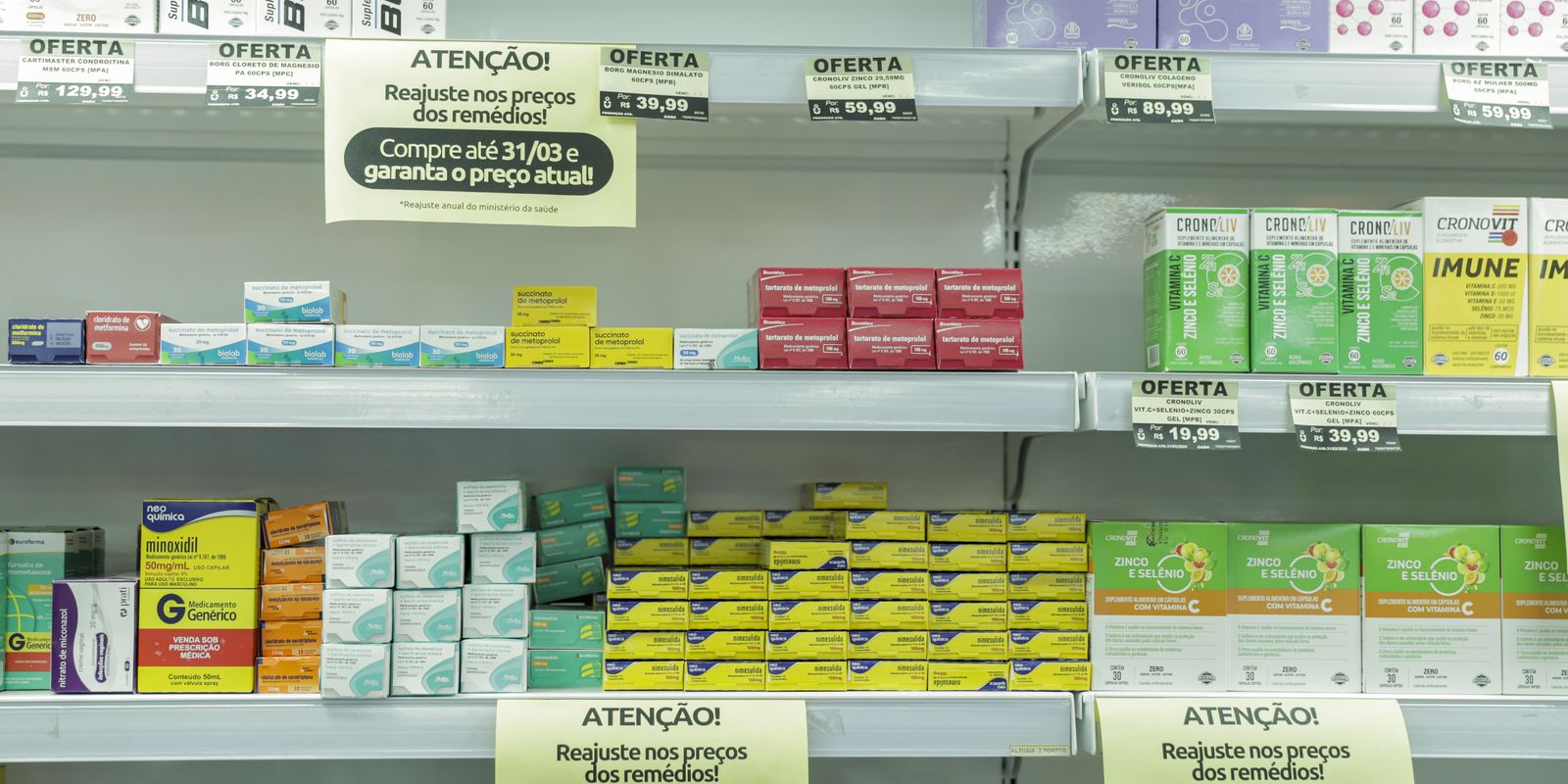 Supermercados estão autorizados a comercializar medicamentos; entenda as novas regras