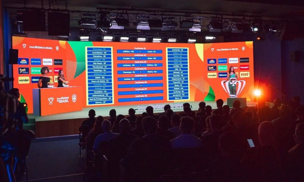CBF realiza sorteio dos confrontos da quinta fase da Copa do Brasil