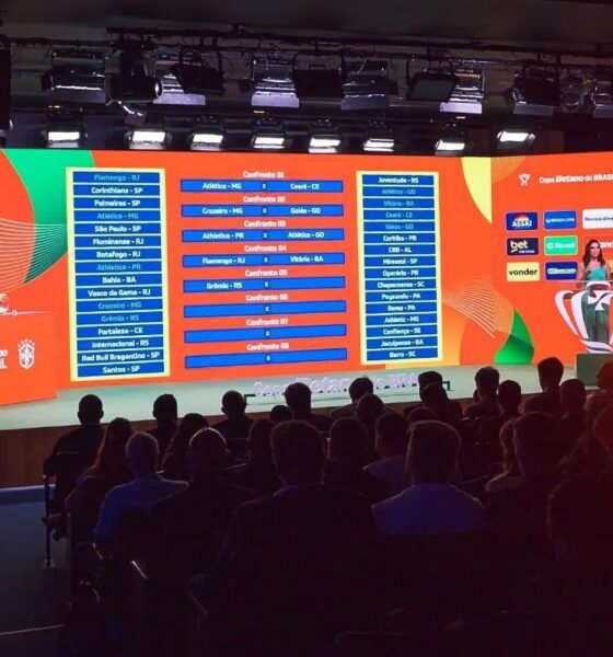 CBF realiza sorteio dos confrontos da quinta fase da Copa do Brasil