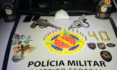 Polícia Militar Desarticula Ponto de Tráfico e Apreende Armas no Varjão