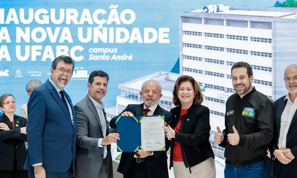 Lula inaugura nova unidade da UFABC em Santo André