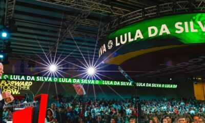 Lula se dirige a milhares de pessoas na Espanha e solicita coerência dos progressistas