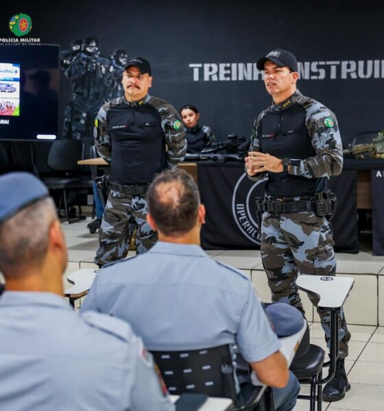 PM de São Paulo conhece Centro Integrado de Inteligência de Goiás