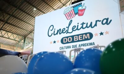 Cine Leitura do Bem será realizado em quatro municípios na próxima semana