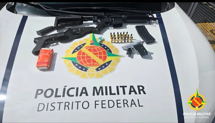 PMDF Prende Homem em Flagrante Após Disparos de Arma de Fogo na Colônia Agrícola Samambaia