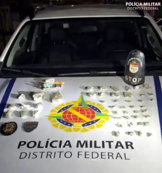 PMDF apreende criminoso no Itapoã que tentava ocultar entorpecentes em medidor de energia