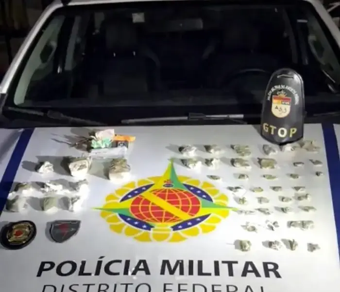 PMDF apreende criminoso no Itapoã que tentava ocultar entorpecentes em medidor de energia