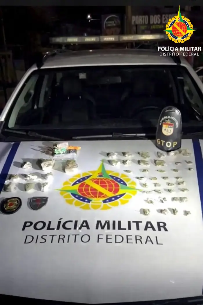 PMDF apreende criminoso no Itapoã que tentava ocultar entorpecentes em medidor de energia