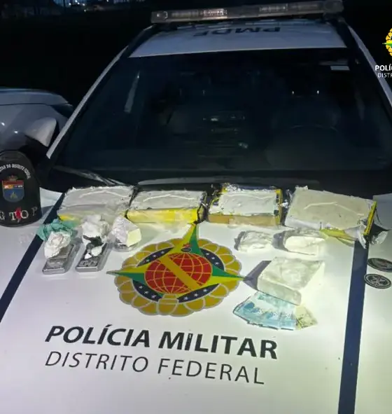 PMDF Apreende Grande Quantidade de Drogas e Detém Homem em Samambaia Norte