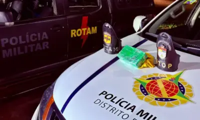 PMDF realiza operação integrada e captura foragido com apreensão de crack em Santa Maria