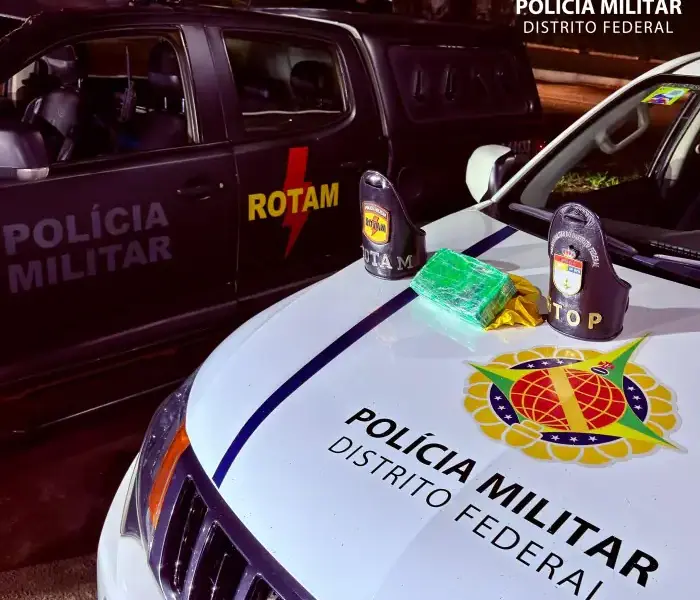PMDF realiza operação integrada e captura foragido com apreensão de crack em Santa Maria
