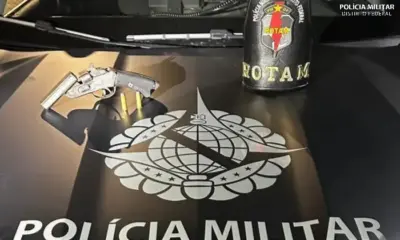 PMDF Prende Homem por Porte Ilegal de Arma de Fogo e Apreende Entorpecentes no Paranoá