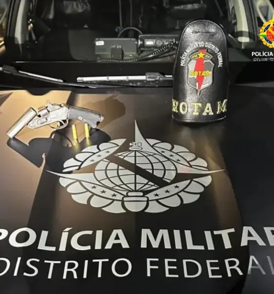 PMDF Prende Homem por Porte Ilegal de Arma de Fogo e Apreende Entorpecentes no Paranoá