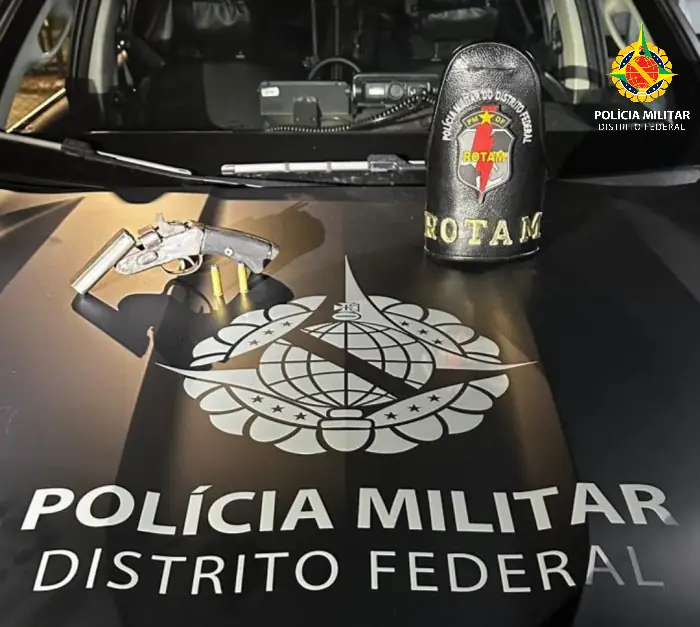 PMDF Prende Homem por Porte Ilegal de Arma de Fogo e Apreende Entorpecentes no Paranoá