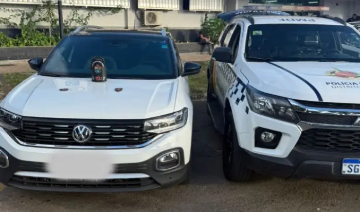 PMDF Prende Dois Autores e Recupera Veículo Roubado Após Acompanhamento Tático entre Samambaia e Recanto das Emas