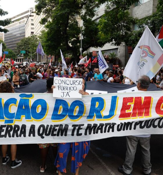 Professores estaduais e municipais do Rio de Janeiro realizam paralisação de 24 horas