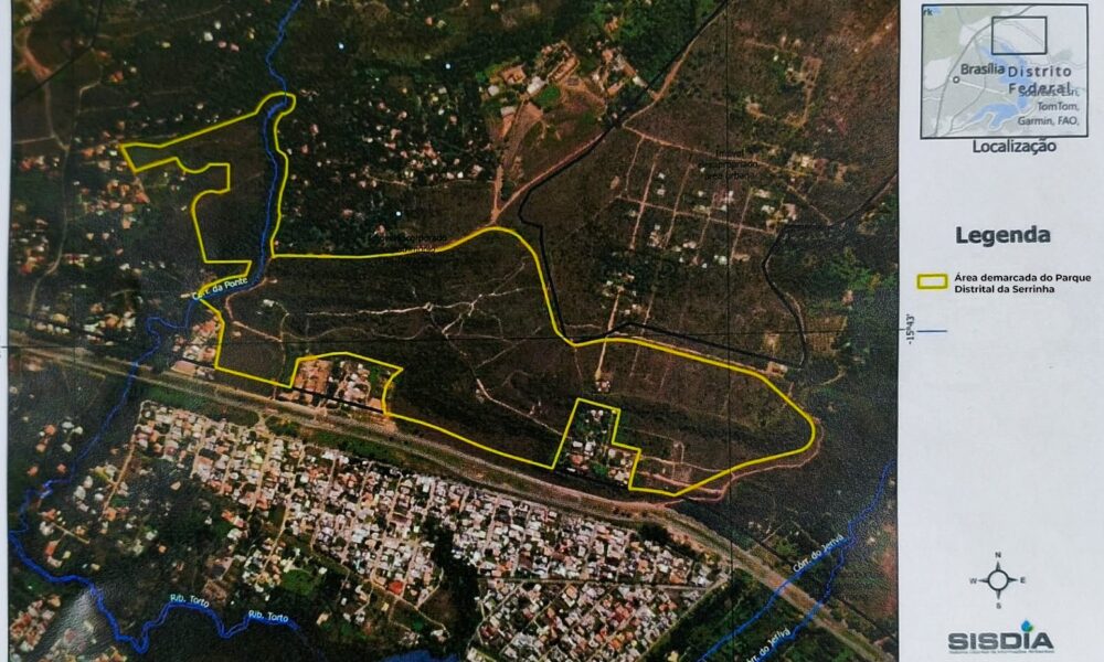 GDF institui Parque Distrital da Serrinha e fortalece a proteção ambiental no Lago Norte