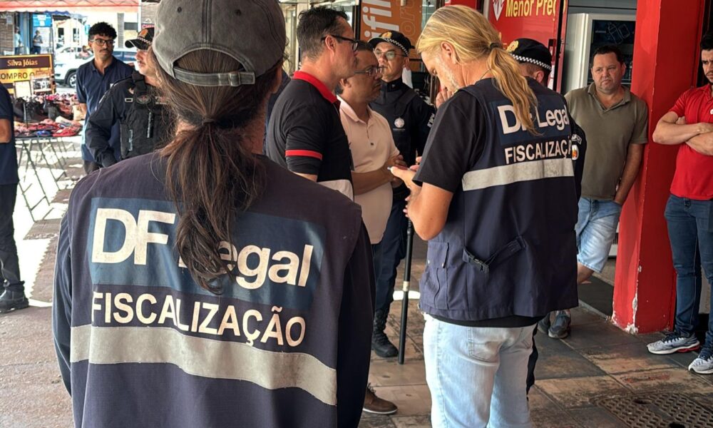 Ação conjunta promove ordenamento e segurança na região central de Ceilândia