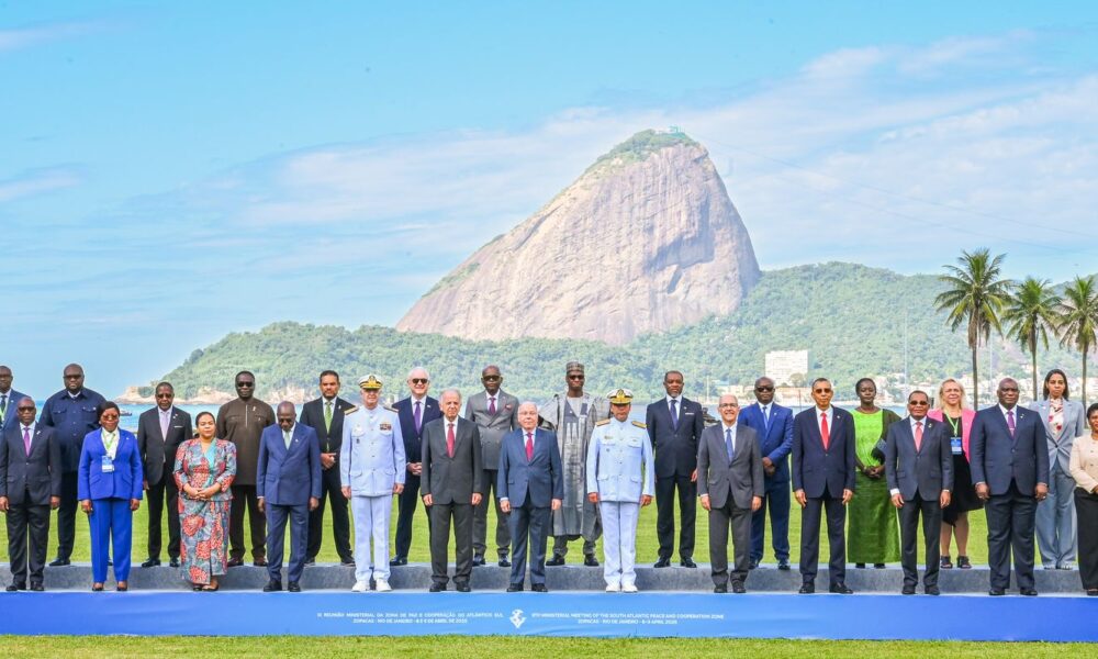 Brasil assume liderança em aliança e solicita um Atlântico Sul livre de conflitos e tensões